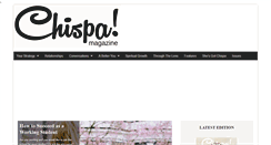 Desktop Screenshot of chispamagazine.com